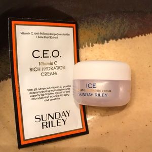 Sunday Riley ICE mini moisturizer with bonus